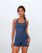 Align Crop Top - Midnight activewear by ANCARTA – Australian athleisure brand