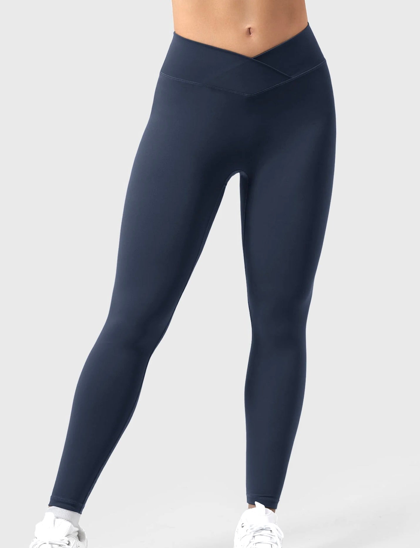 Align Crossover Leggings – Midnight activewear by ANCARTA – Australian athleisure brand
