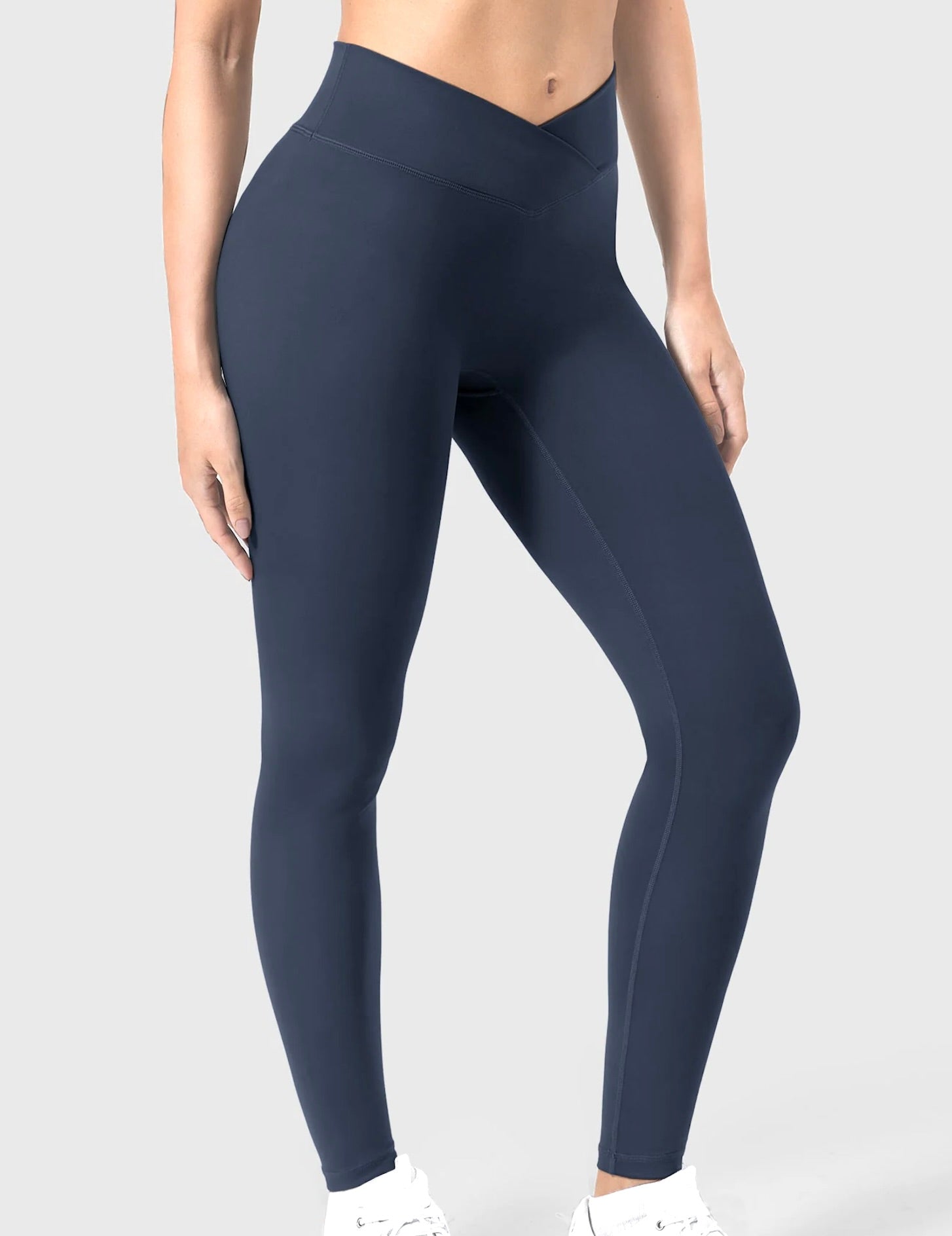 Align Crossover Leggings – Midnight activewear by ANCARTA – Australian athleisure brand