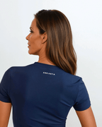 Align Fitted Tee - Midnight activewear by ANCARTA – Australian athleisure brand