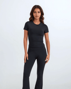 Align Fitted Tee - Obsidian activewear by ANCARTA – Australian athleisure brand