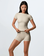 Align Fitted Tee - Saltstone activewear by ANCARTA – Australian athleisure brand