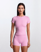 Align Fitted Tee - Wild Petal activewear by ANCARTA – Australian athleisure brand