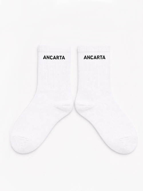 Ancarta Classic Socks — White activewear by ANCARTA – Australian athleisure brand