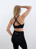 Core Bra – Black activewear by ANCARTA – Australian athleisure brand