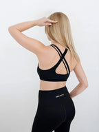 Core Bra – Black activewear by ANCARTA – Australian athleisure brand