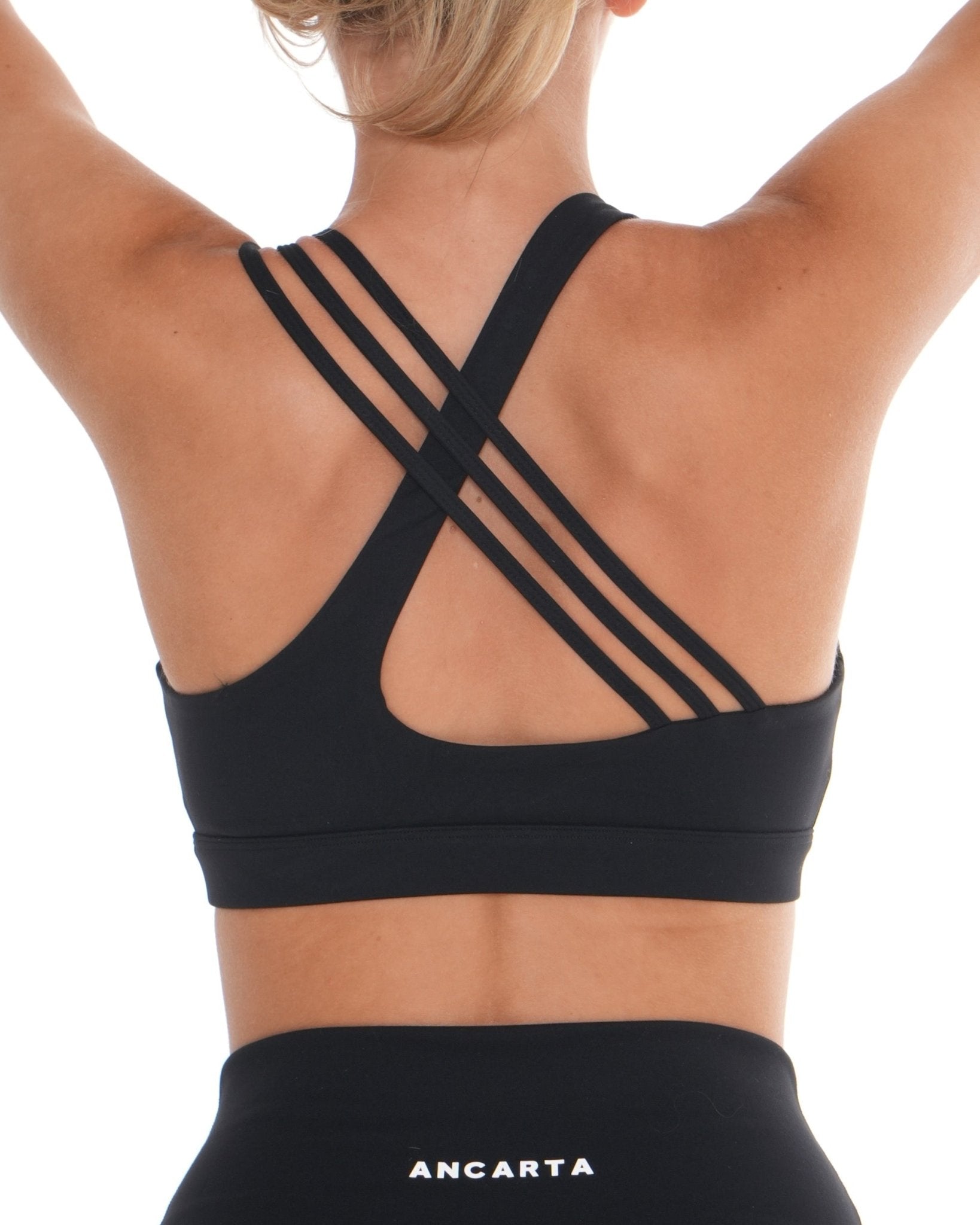 Core Bra – Black activewear by ANCARTA – Australian athleisure brand