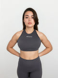 Core Cross Back Bra – Dove Grey activewear by ANCARTA – Australian athleisure brand