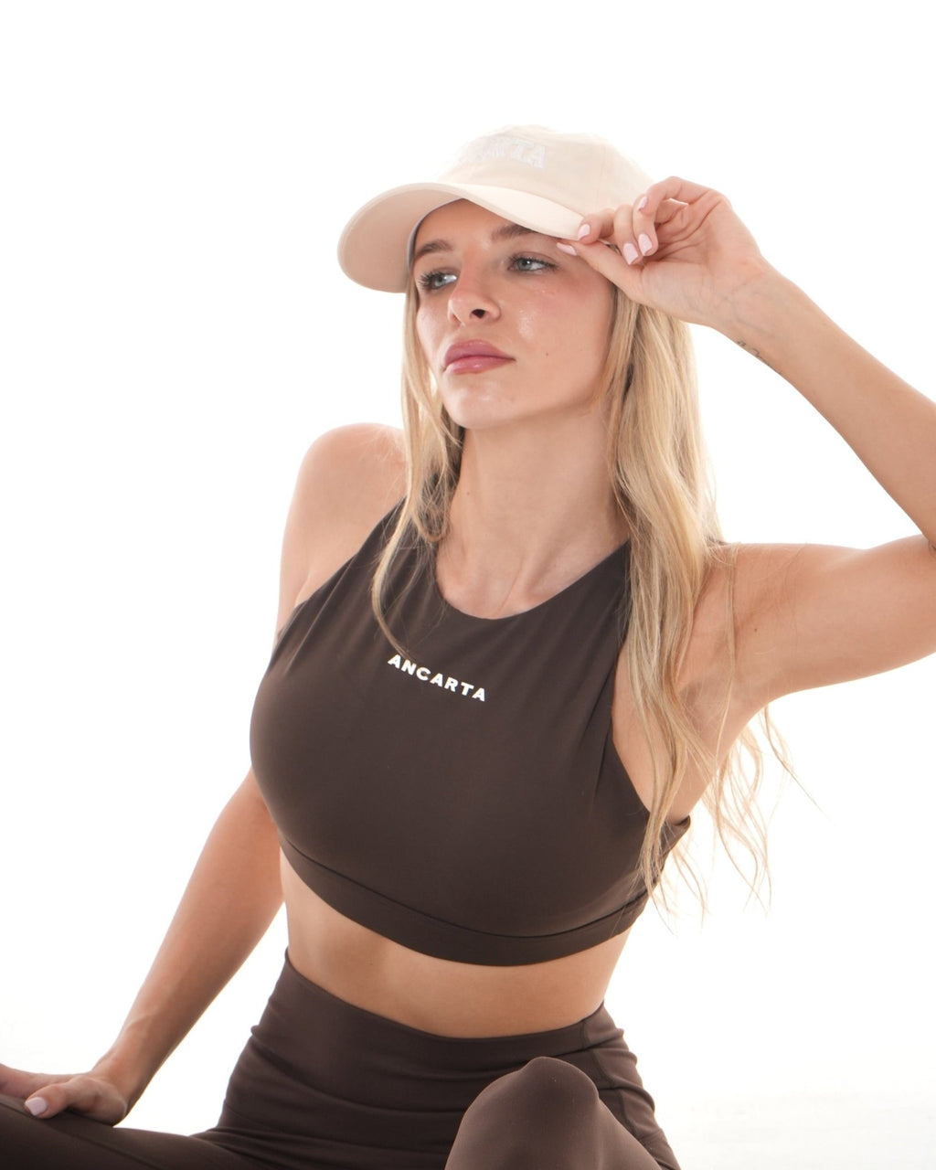 Core Cross Back Bra – Expresso activewear by ANCARTA – Australian athleisure brand