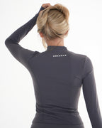 Core Long Sleeve Zip Up - Dove Grey activewear by ANCARTA – Australian athleisure brand