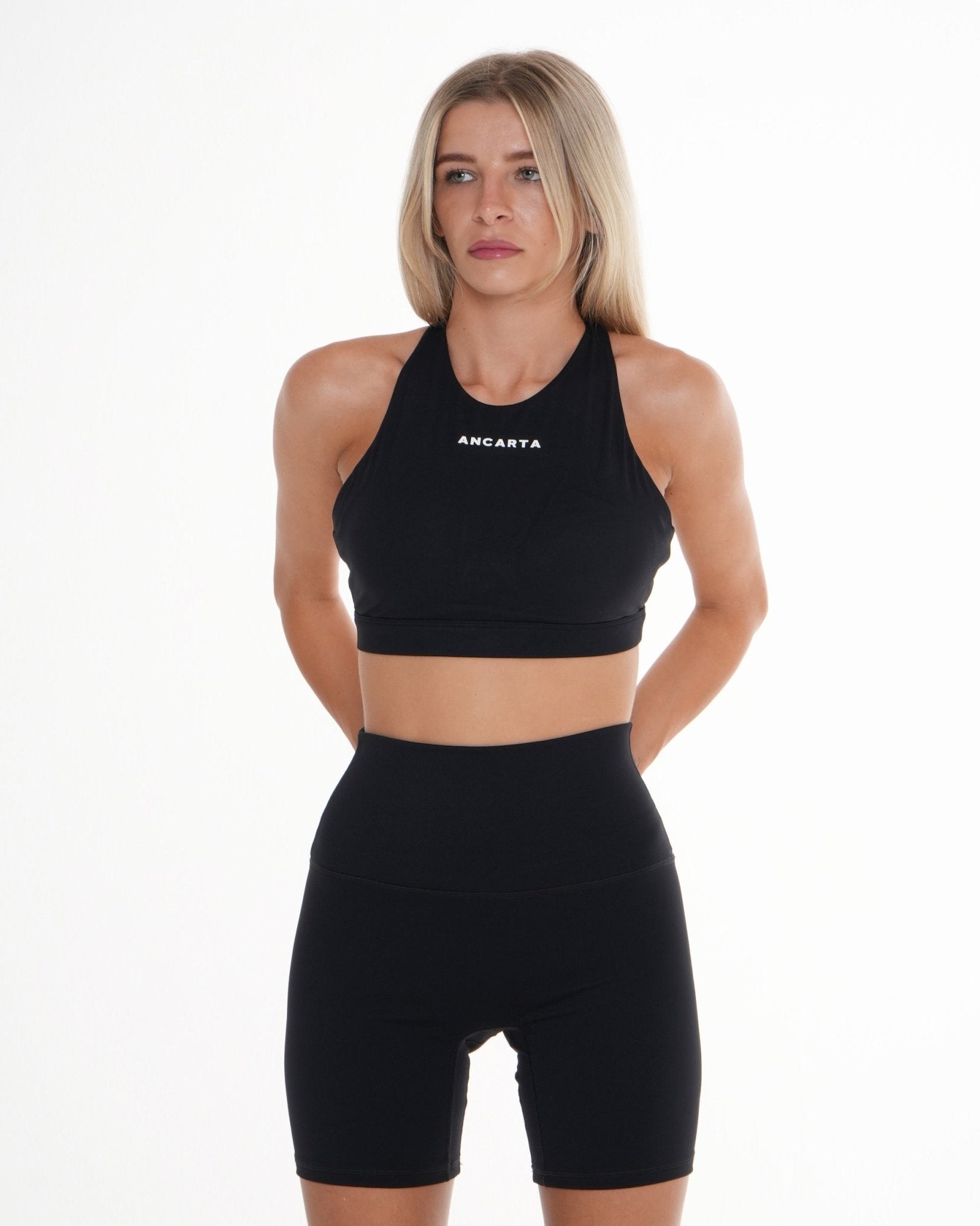 Core Shorts – Black activewear by ANCARTA – Australian athleisure brand