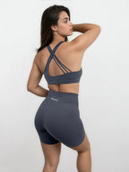 Core Shorts – Dove Grey activewear by ANCARTA – Australian athleisure brand