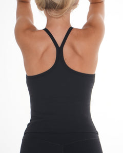 Core Tank – Black activewear by ANCARTA – Australian athleisure brand