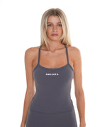 Core Tank – Dove Grey activewear by ANCARTA – Australian athleisure brand