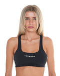 Edge Bra – Jet Black activewear by ANCARTA – Australian athleisure brand