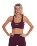 Edge Bra – Maroon activewear by ANCARTA – Australian athleisure brand