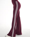 Edge Flared Leggings – Maroon activewear by ANCARTA – Australian athleisure brand
