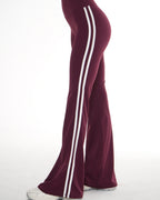 Edge Flared Leggings – Maroon activewear by ANCARTA – Australian athleisure brand
