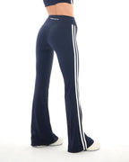 Edge Flared Leggings – Midnight Navy activewear by ANCARTA – Australian athleisure brand