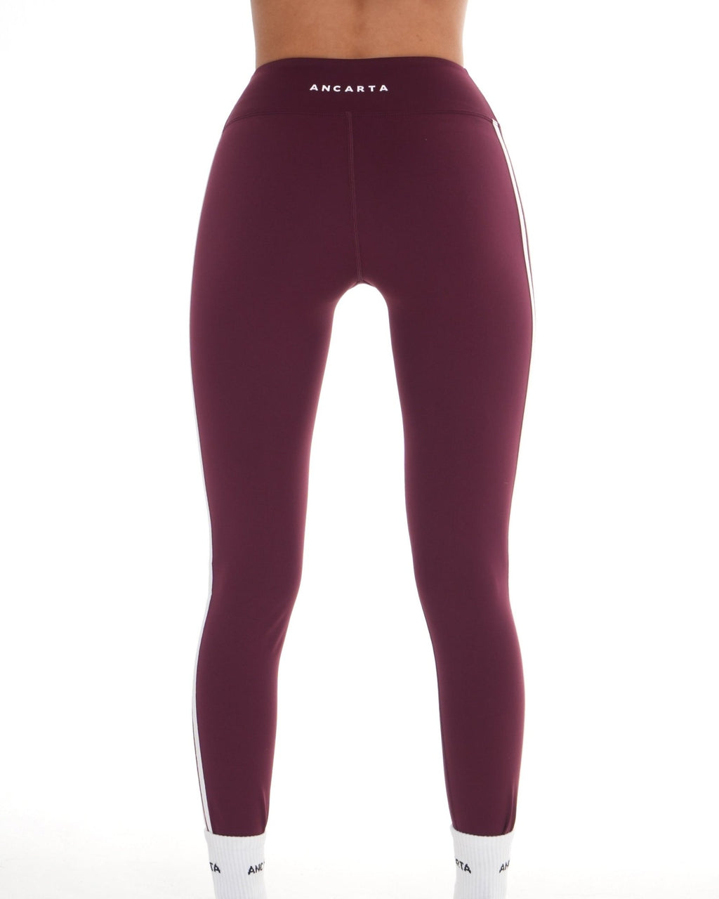 Edge Leggings – Maroon activewear by ANCARTA – Australian athleisure brand
