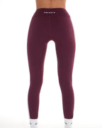Edge Leggings – Maroon activewear by ANCARTA – Australian athleisure brand