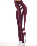 Edge Leggings – Maroon activewear by ANCARTA – Australian athleisure brand