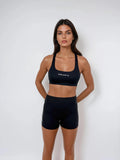 Edge Shorts – Jet Black activewear by ANCARTA – Australian athleisure brand