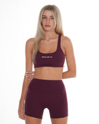 Edge Shorts – Maroon activewear by ANCARTA – Australian athleisure brand