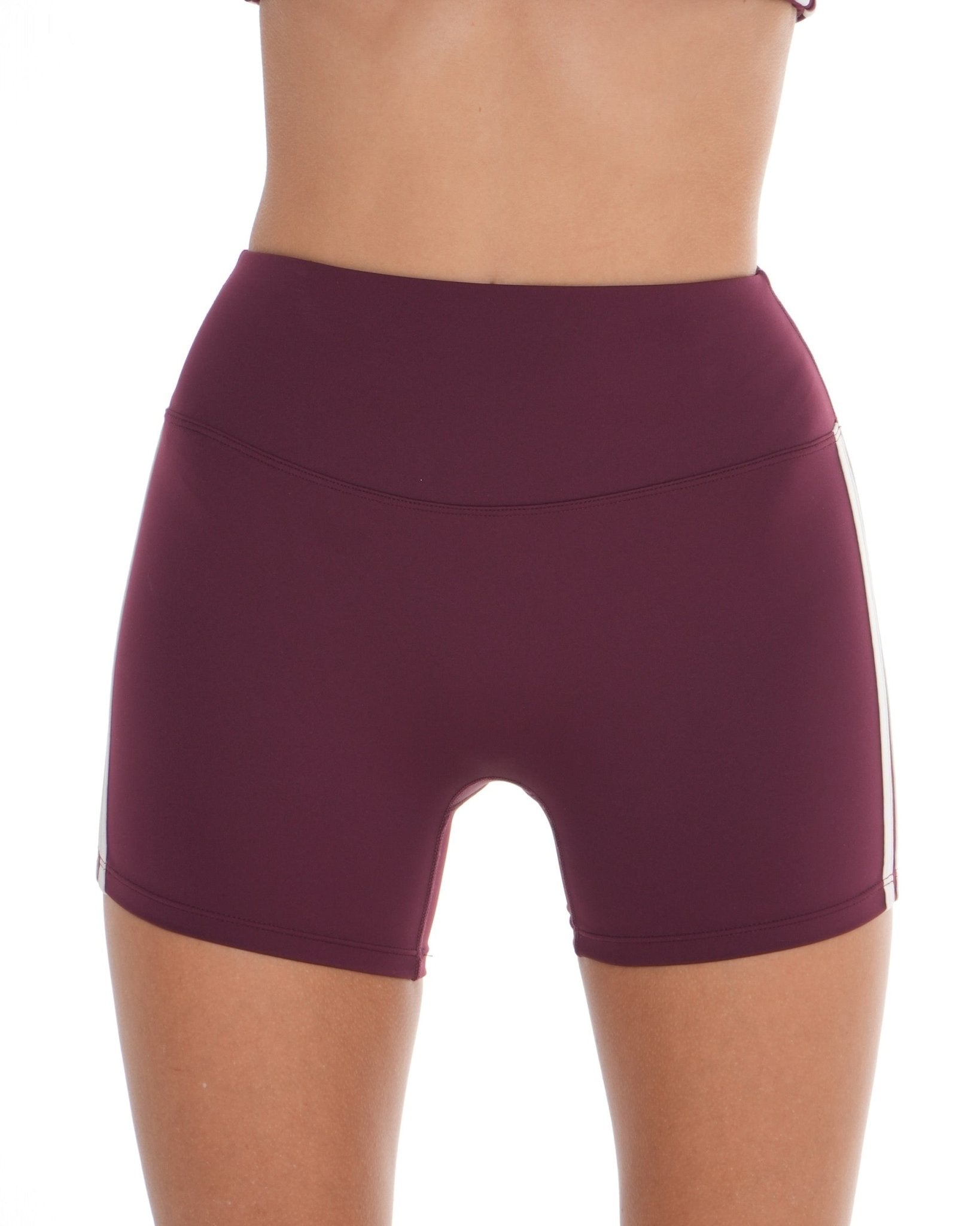 Edge Shorts – Maroon activewear by ANCARTA – Australian athleisure brand