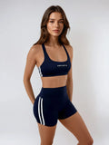 Edge Shorts – Midnight Navy activewear by ANCARTA – Australian athleisure brand