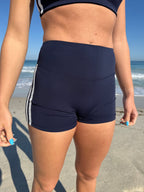 Edge Shorts – Midnight Navy activewear by ANCARTA – Australian athleisure brand