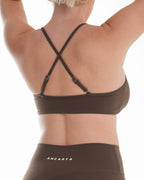 Form Bra – Mocha activewear by ANCARTA – Australian athleisure brand