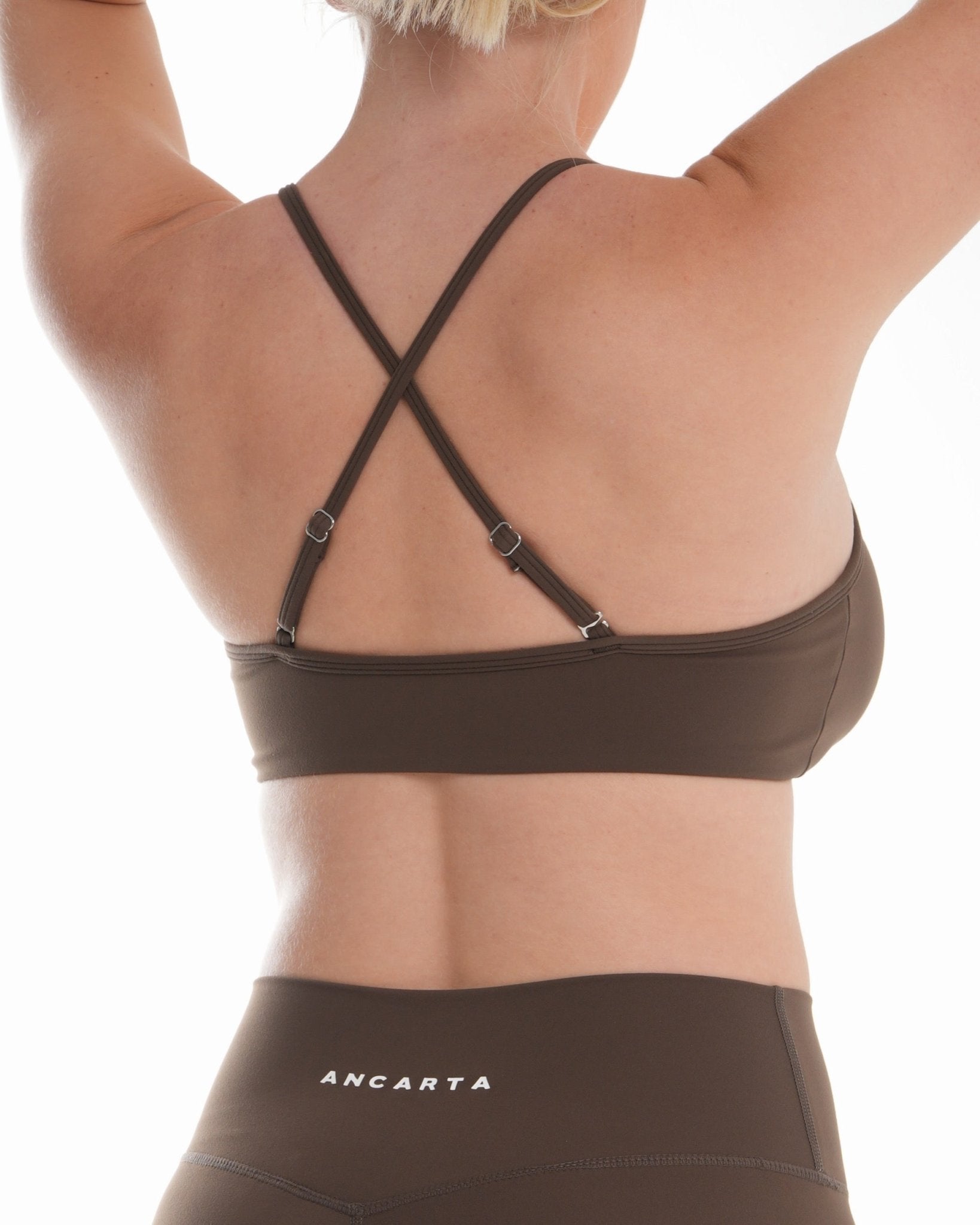 Form Bra – Mocha activewear by ANCARTA – Australian athleisure brand