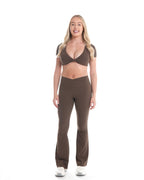 Form Flared Leggings – Mocha activewear by ANCARTA – Australian athleisure brand