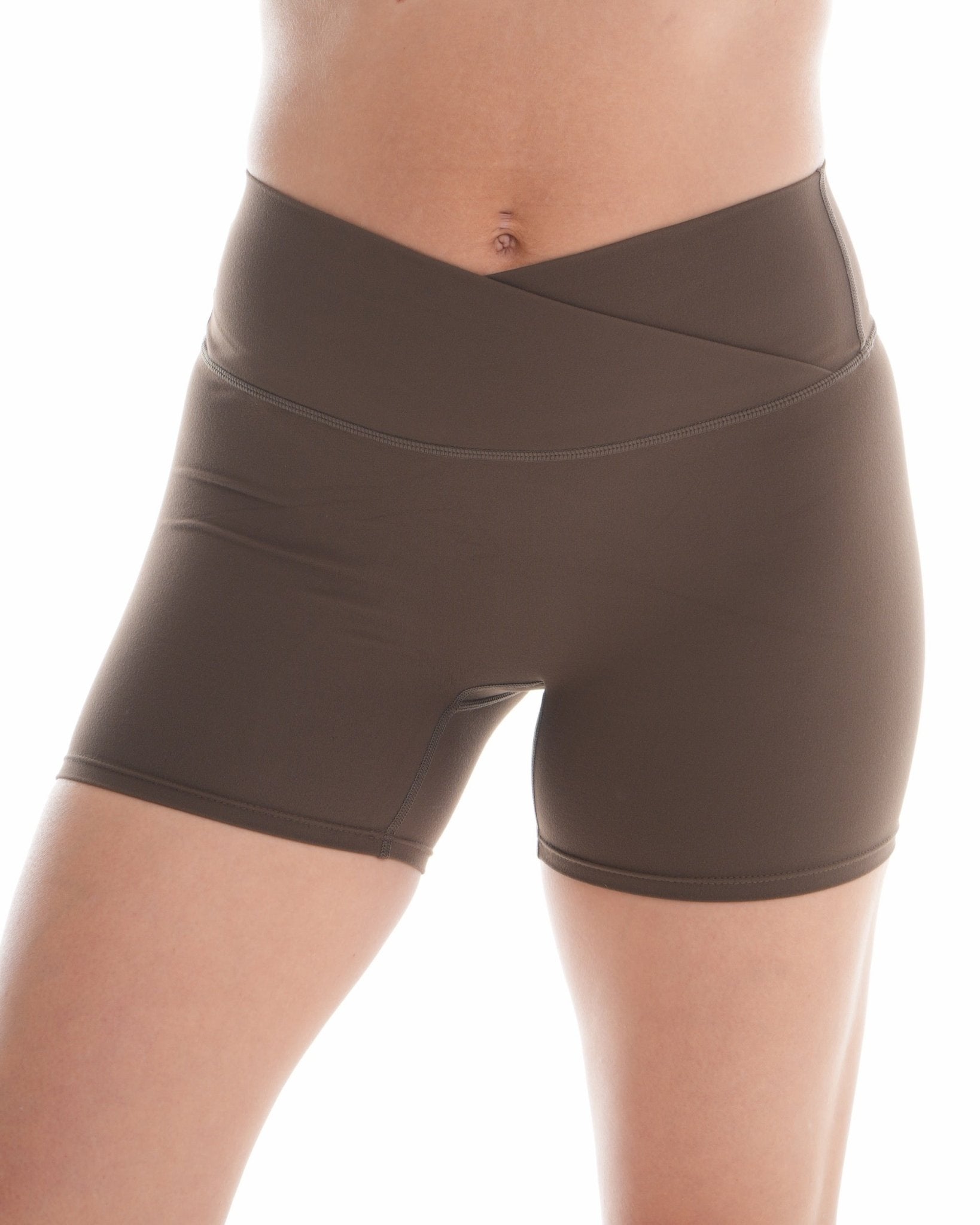 Form Shorts – Mocha activewear by ANCARTA – Australian athleisure brand