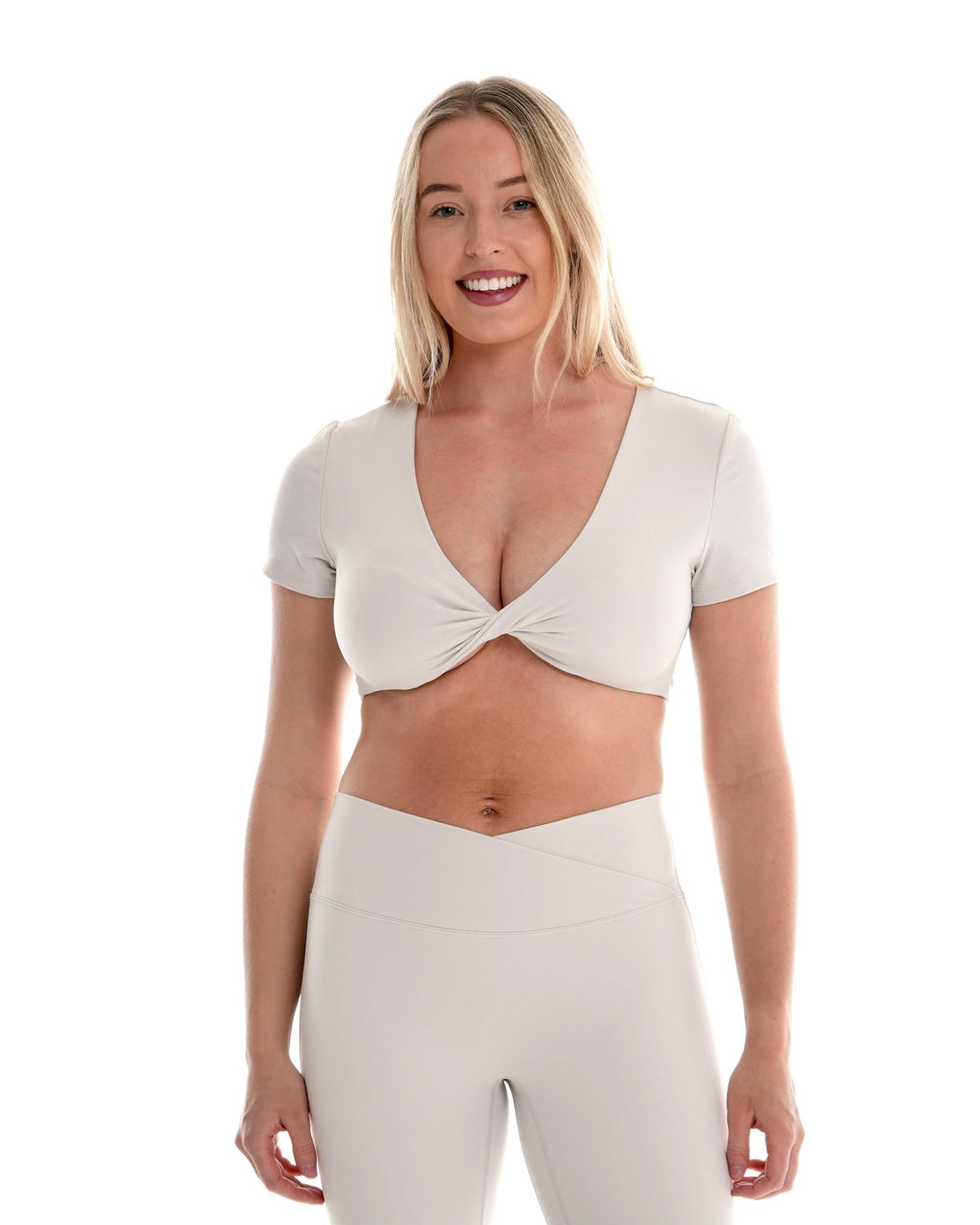 Form Twist Short Sleeve – Oak activewear by ANCARTA – Australian athleisure brand
