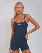 Halo Set – Iron Blue activewear by ANCARTA – Australian athleisure brand