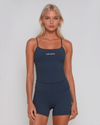 Halo Set – Iron Blue activewear by ANCARTA – Australian athleisure brand