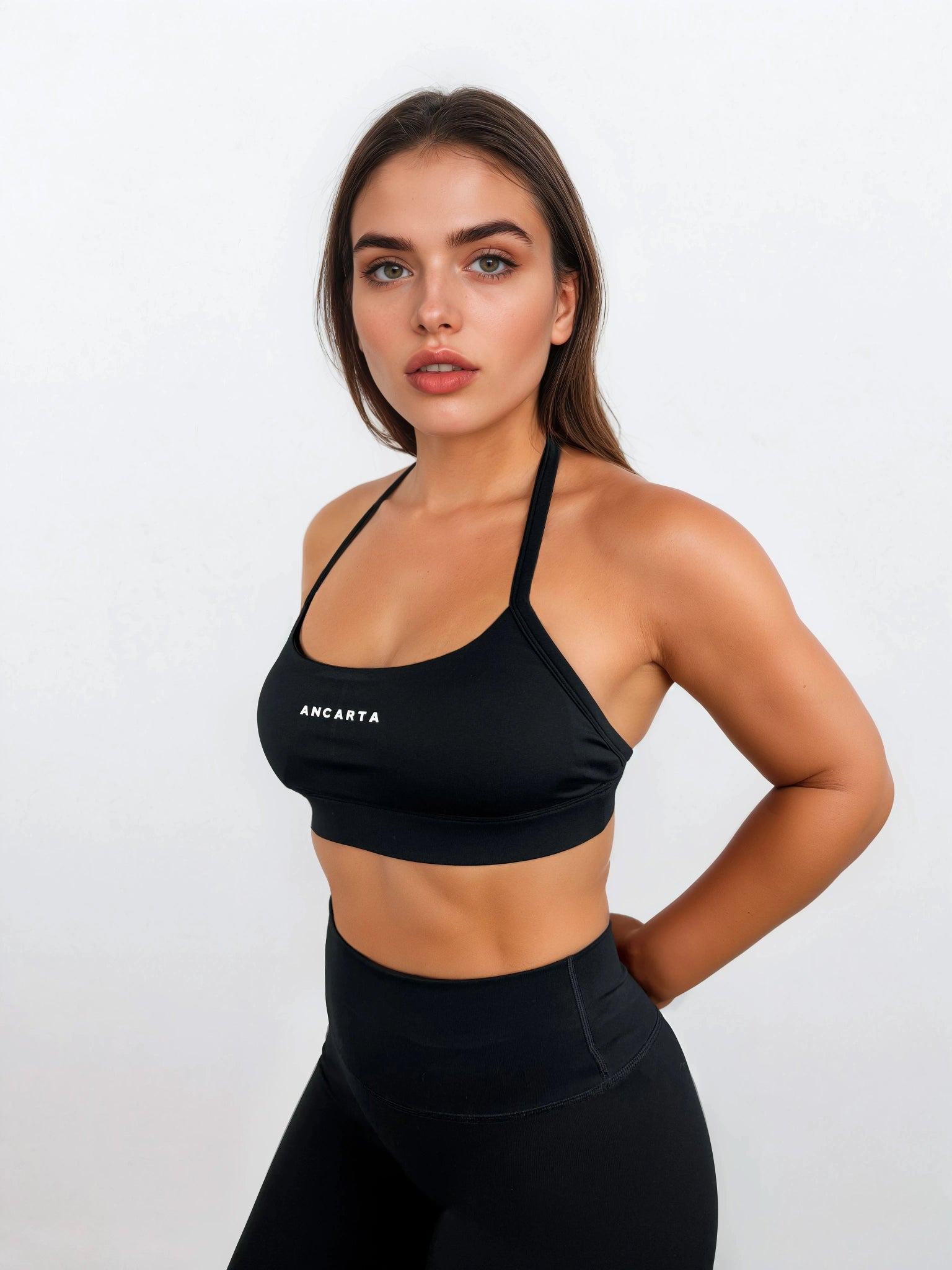 Macy Bra – Black activewear by ANCARTA – Australian athleisure brand