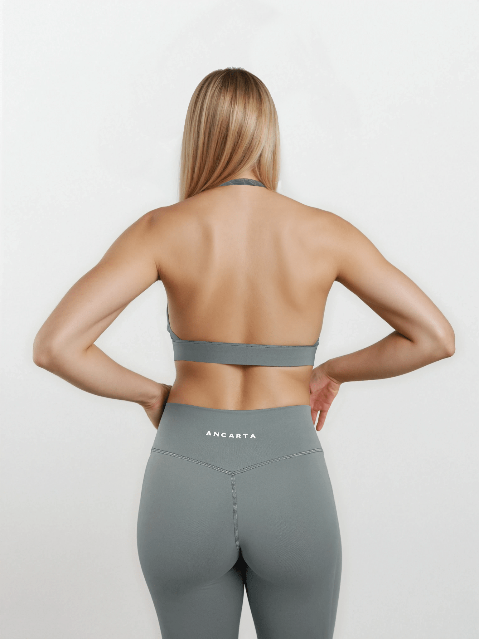 Macy Bra – Sage Grey activewear by ANCARTA – Australian athleisure brand