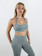 Macy Bra – Sage Grey activewear by ANCARTA – Australian athleisure brand