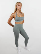 Macy Leggings – Sage Grey activewear by ANCARTA – Australian athleisure brand