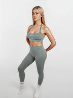 Macy Leggings – Sage Grey activewear by ANCARTA – Australian athleisure brand