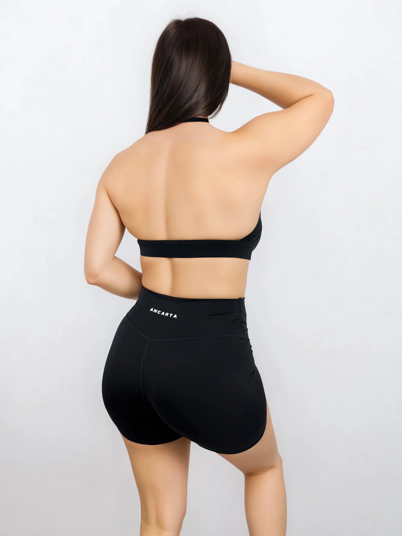 Macy Shorts – Black activewear by ANCARTA – Australian athleisure brand