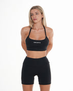 Macy Shorts – Black activewear by ANCARTA – Australian athleisure brand