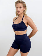 Macy Shorts – Sapphire activewear by ANCARTA – Australian athleisure brand
