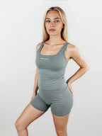 Macy Tank – Sage Grey activewear by ANCARTA – Australian athleisure brand