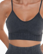 Melody Bra – Charcoal activewear by ANCARTA – Australian athleisure brand