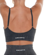 Melody Bra – Charcoal activewear by ANCARTA – Australian athleisure brand