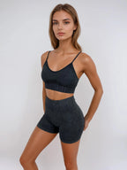 Melody Bra – Charcoal activewear by ANCARTA – Australian athleisure brand